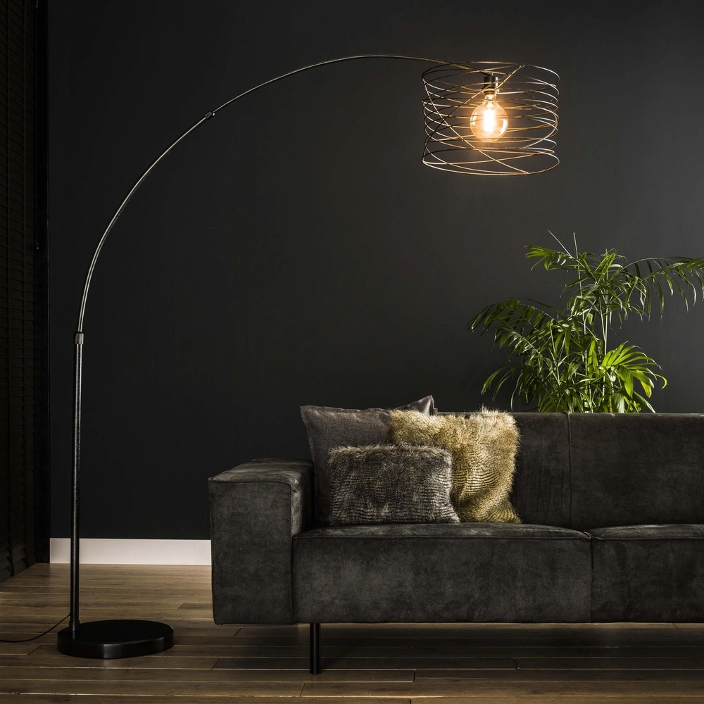 Arc lamp Curl with wire cap