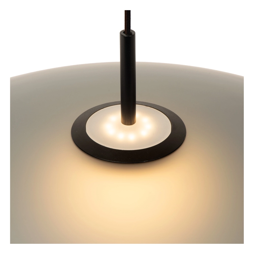 Sleek pendant lamp Menga Ø 60cm smoke glass Premium by Lucide 5411212251176