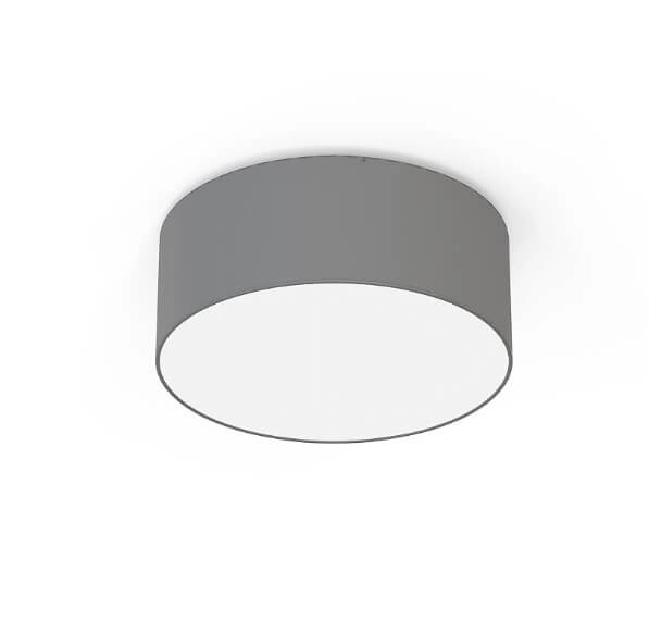 Gray ceiling lamp Cameron Ø 35cm