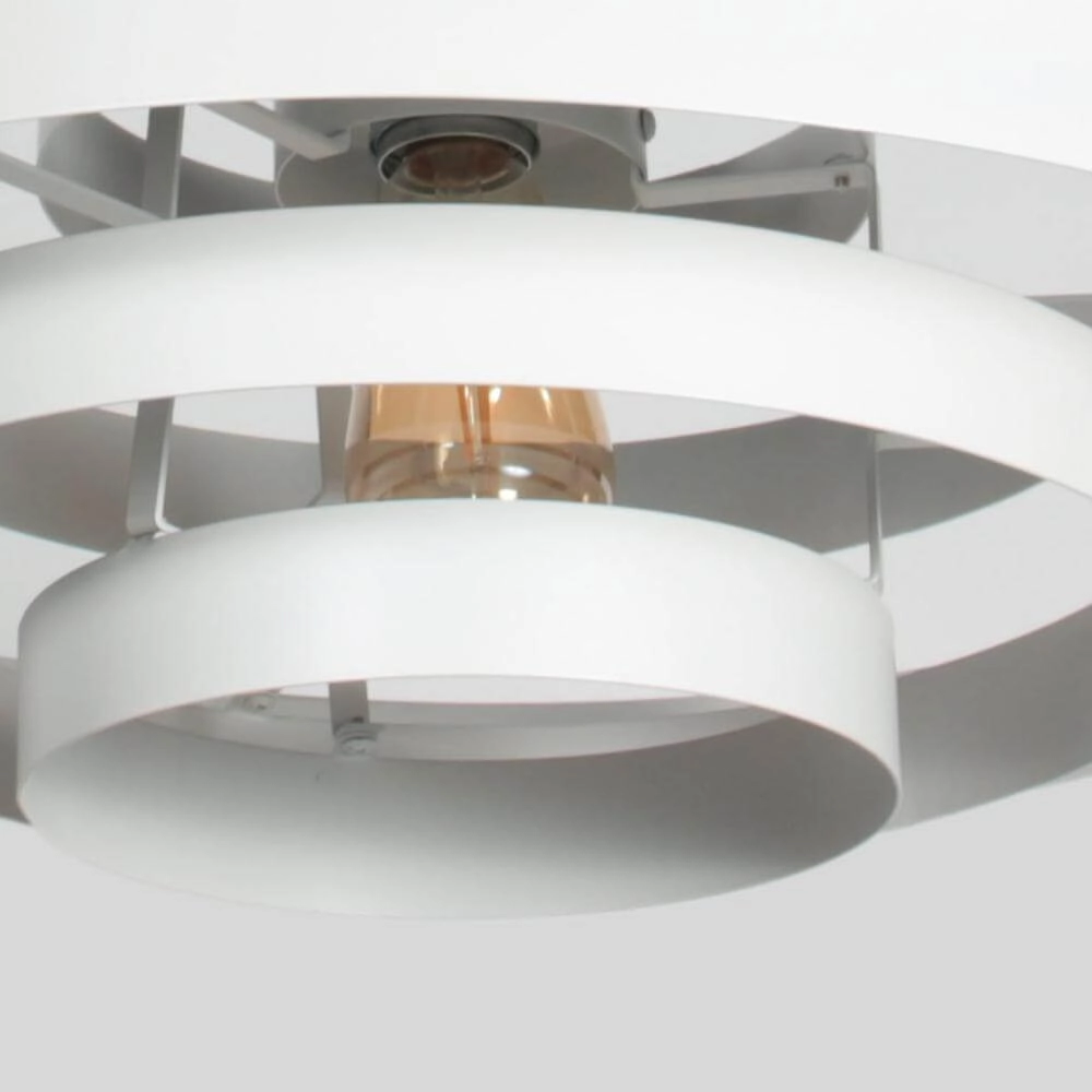 Design pendant lamp Halo Cirque white Ø 50cm Steinhauer 8712746178326