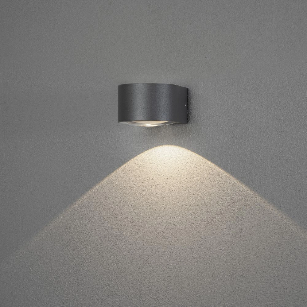 Sleek downlighter Gela anthracite