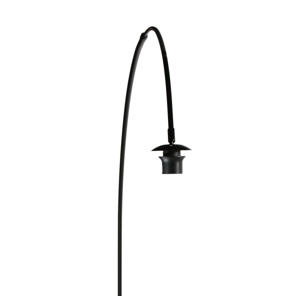 Black arc lamp Curve with black shade Ø60cm Steinhauer 8712746183153
