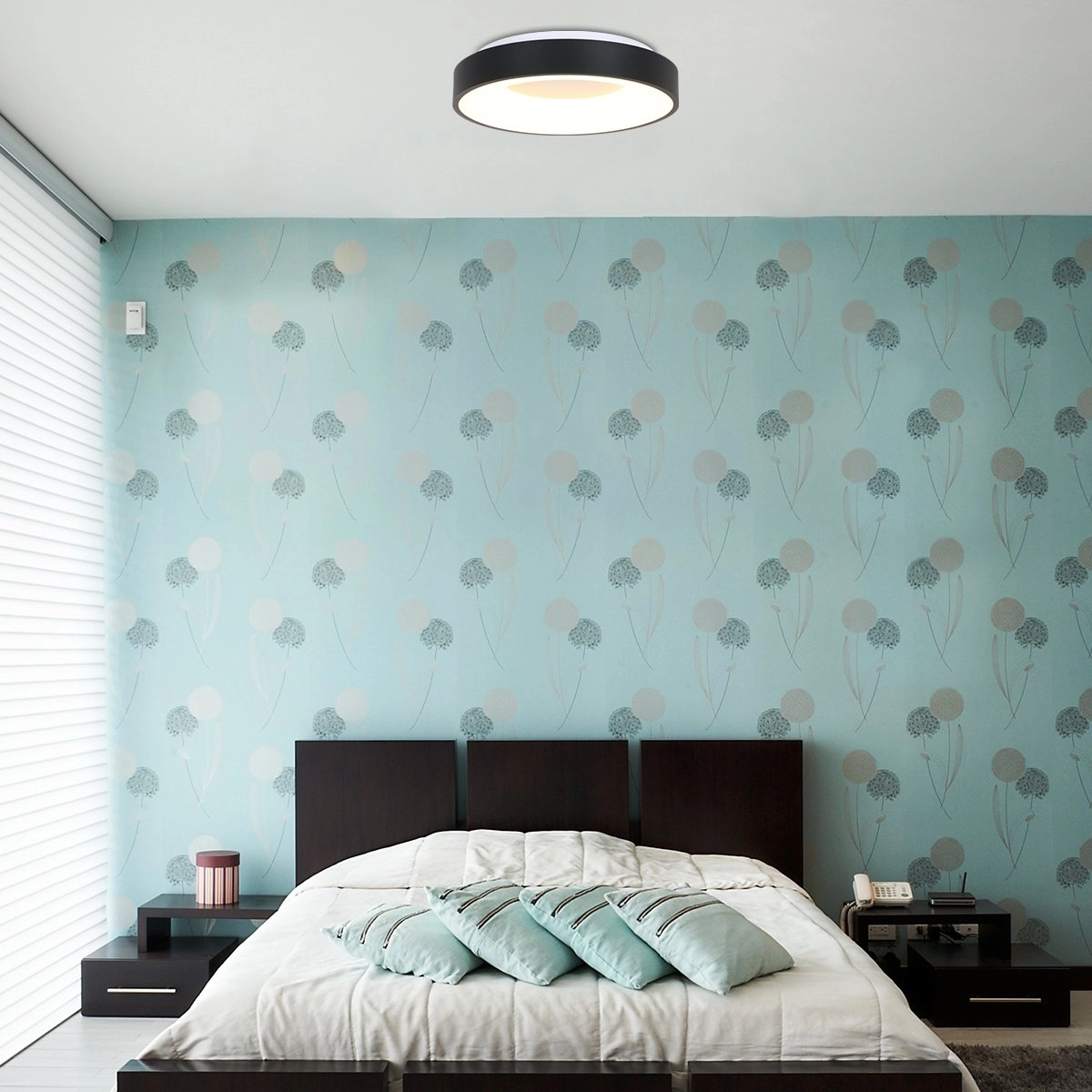 Bedroom ceiling lamp Ringlede Ø 38cm Steinhauer 8712746131246