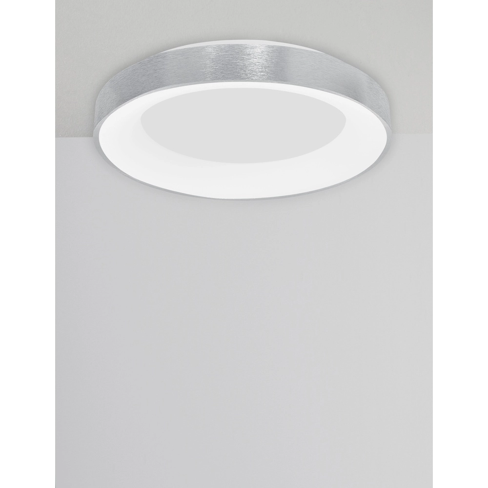 Ceiling lamp Rando Thin silver grey Ø 60cm Lyora 5212017420138