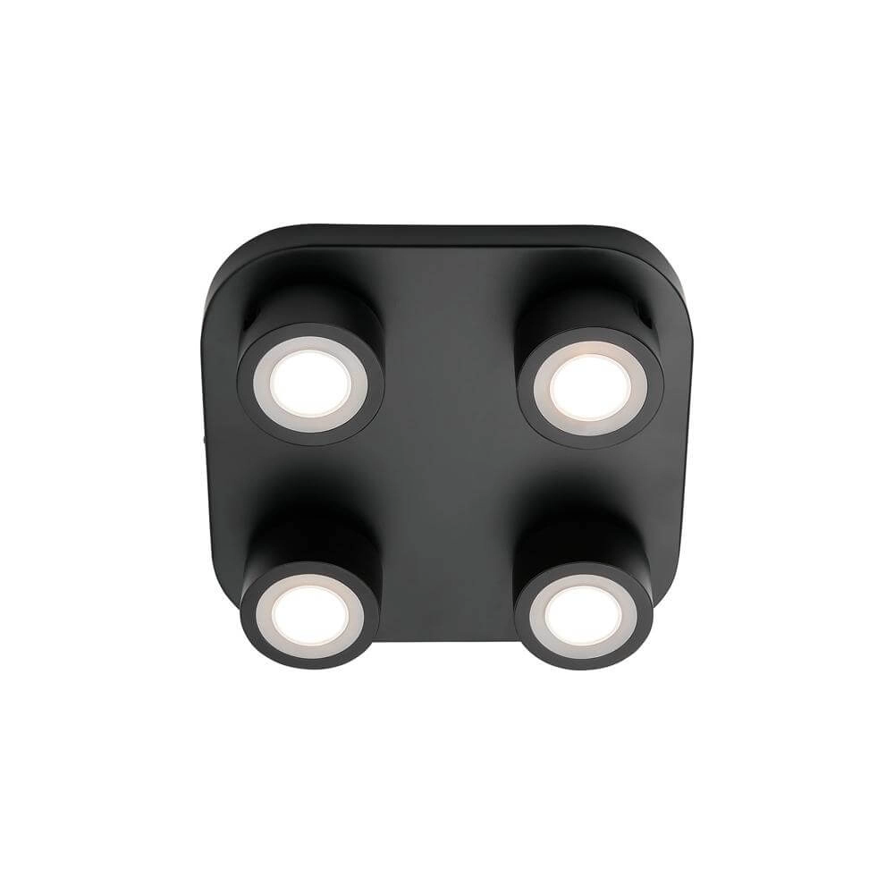 4-light ceiling lamp Clyde Black design Nordlux 5704924018435