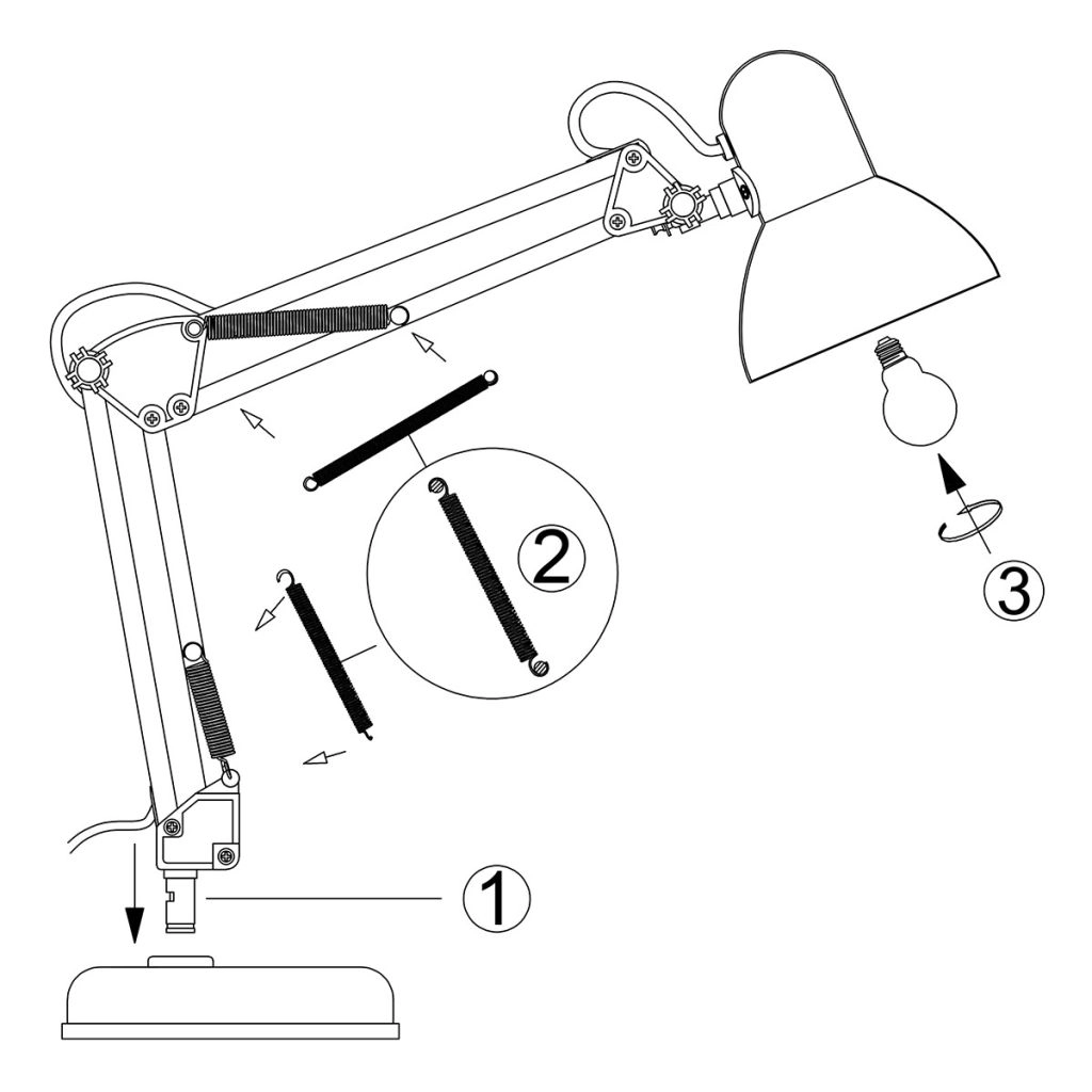 Desk lamp Study Green Steinhauer 8712746165395