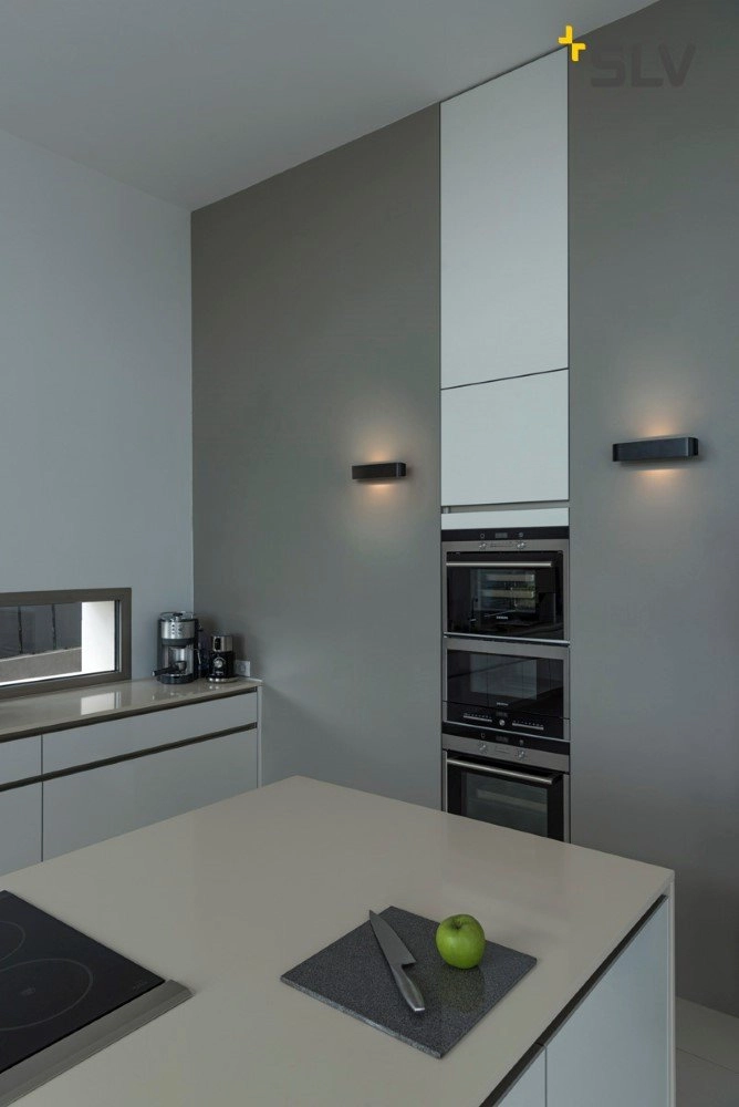 Wall lamp Ossa R7S 300 black SLV 4024163142205