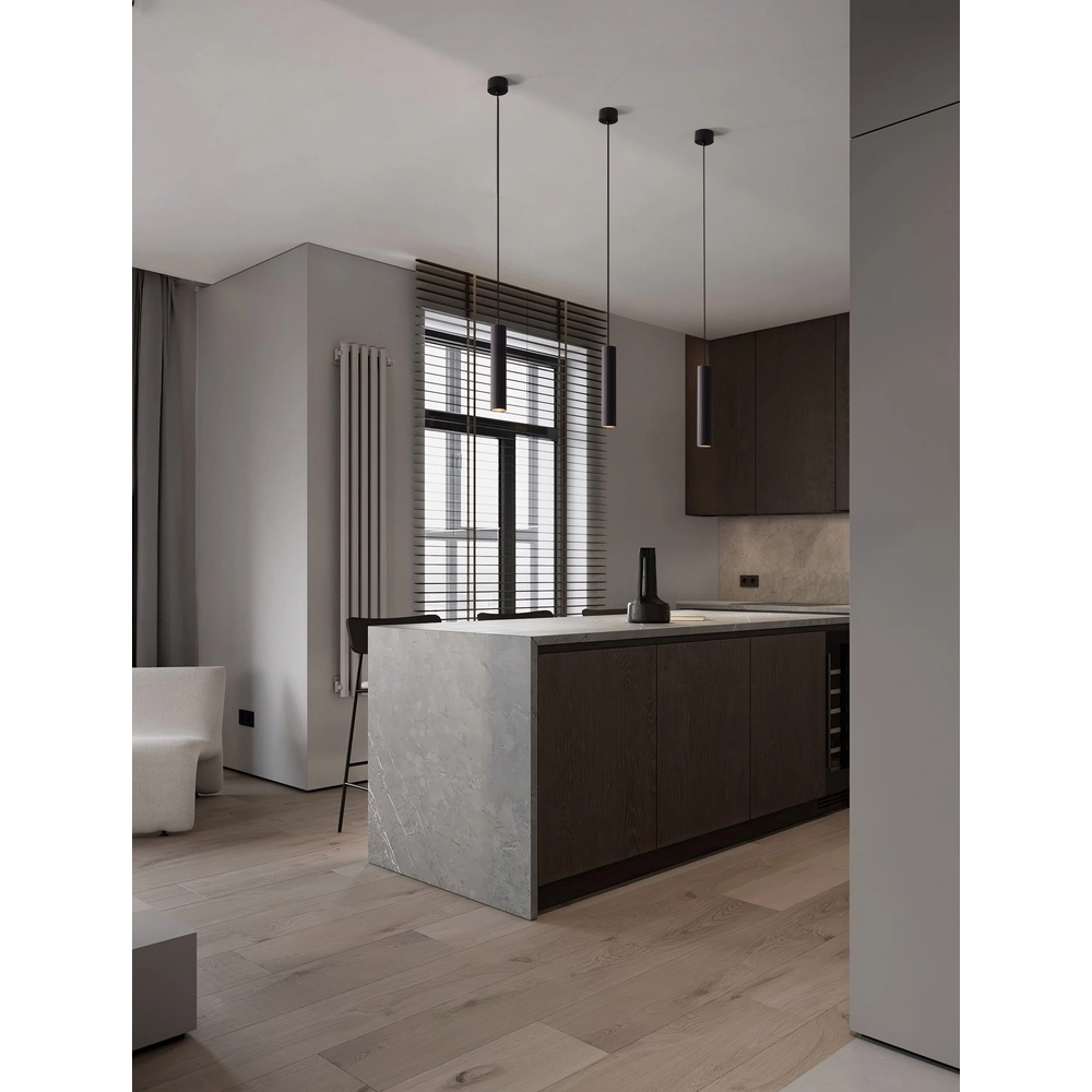 Pendant lamp Comet black Lyora 5212017475831
