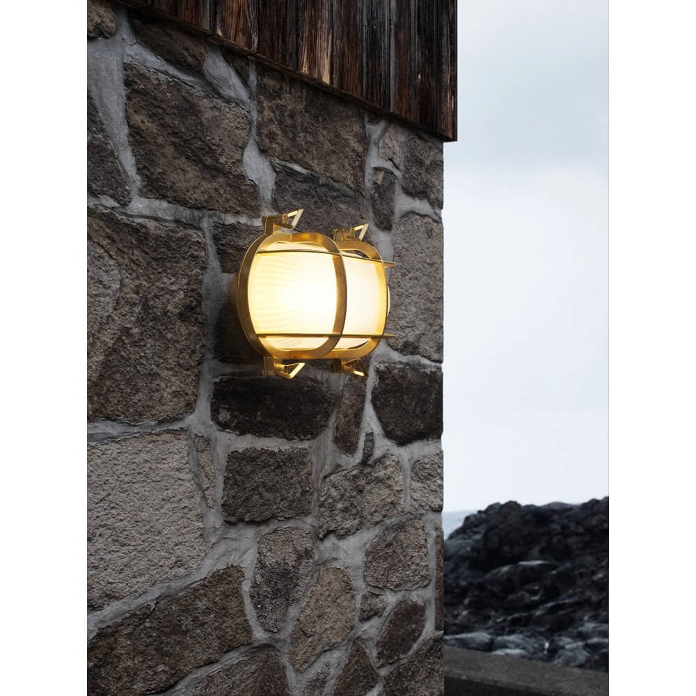 Classic wall lamp Helford brass Nordlux 5701581464681