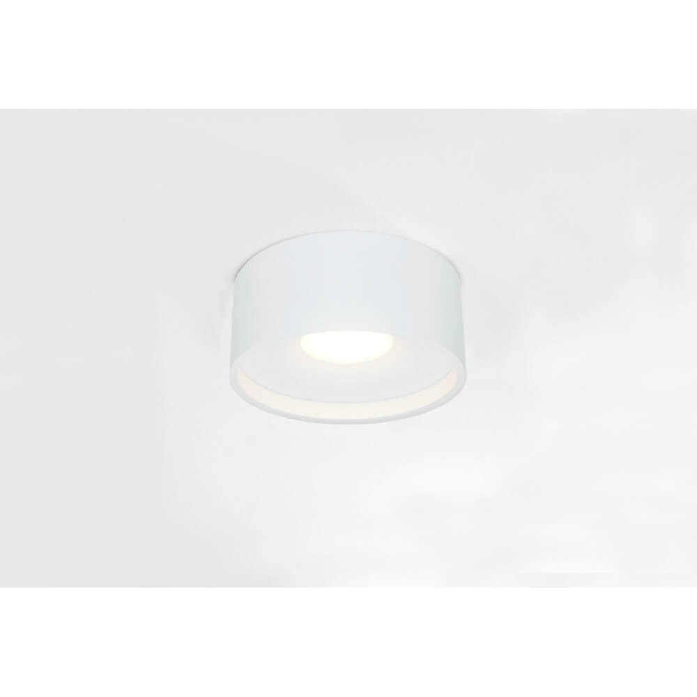 Sleek ceiling lamp Oran Ø 12cm white