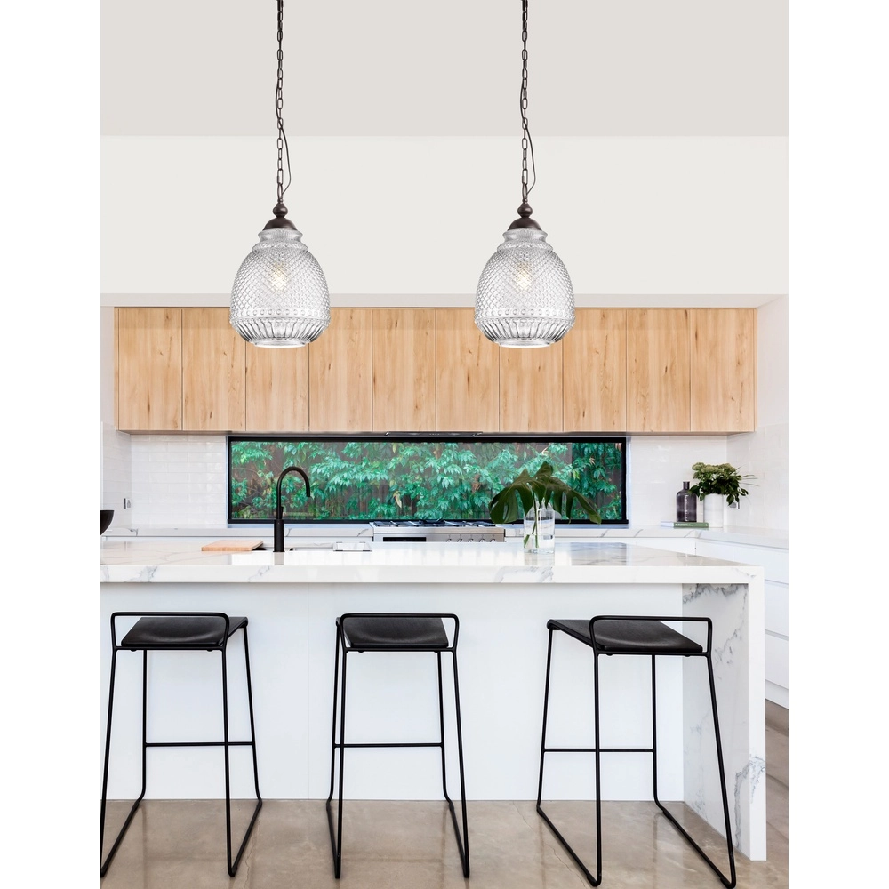 Pendant lamp Toulon clear glass Lyora 5212017411716