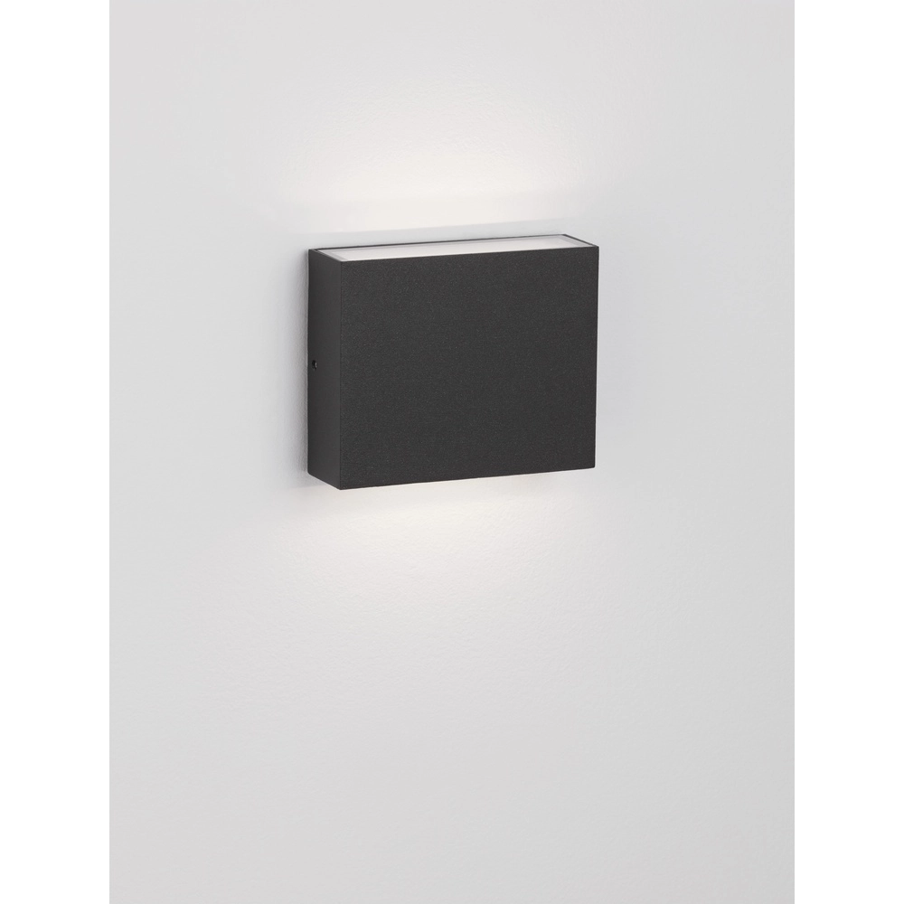 Wall lamp Dewi rectangle anthracite