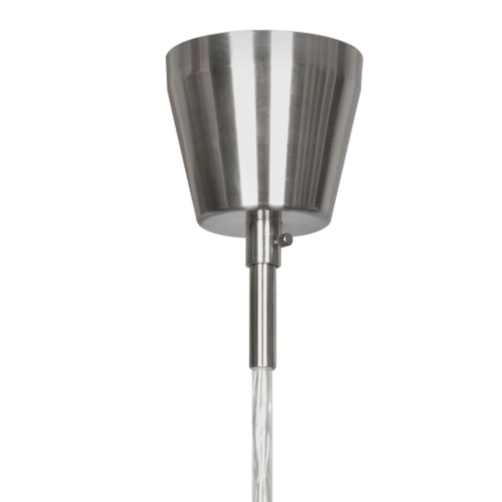 Pendant lamp Brenda white with stainless steel Eglo 9002759870546