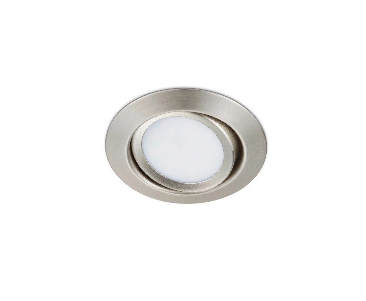Led recessed spotlight Rila 5w - 3000K - 8.2cm metallic grey