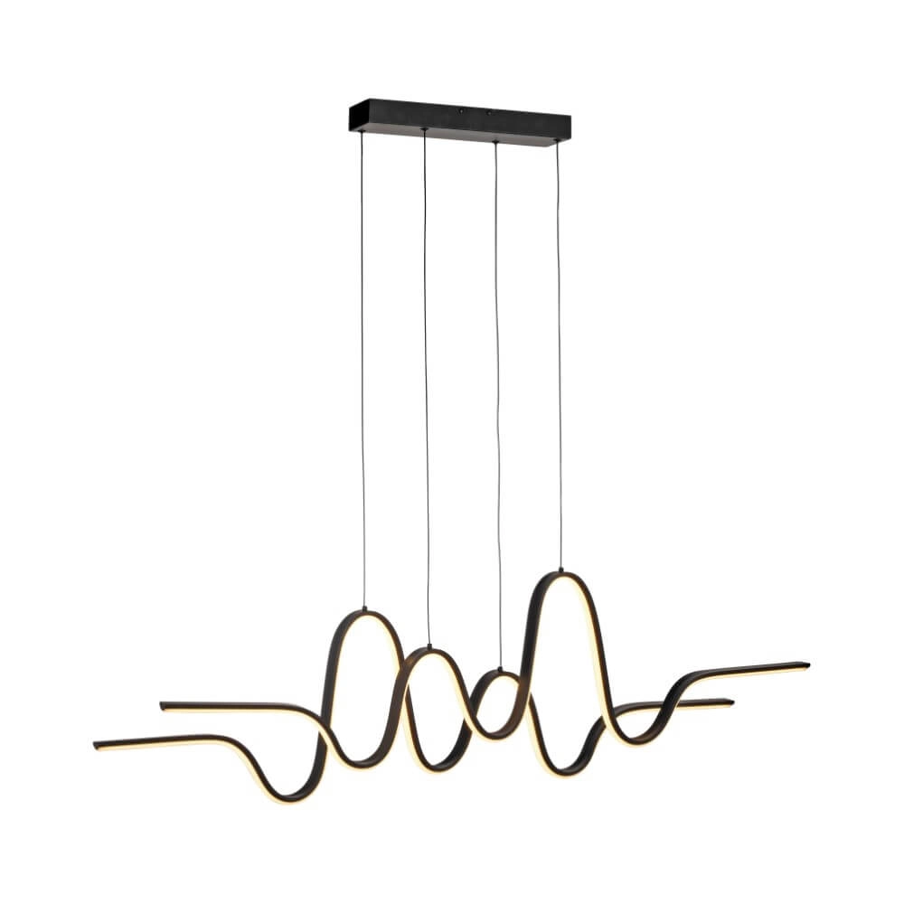 Design pendant lamp Altitude black