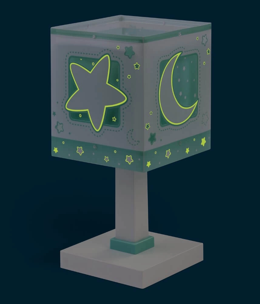 Children's room table lamp Moonlight turquoise Dalber 8420406000367
