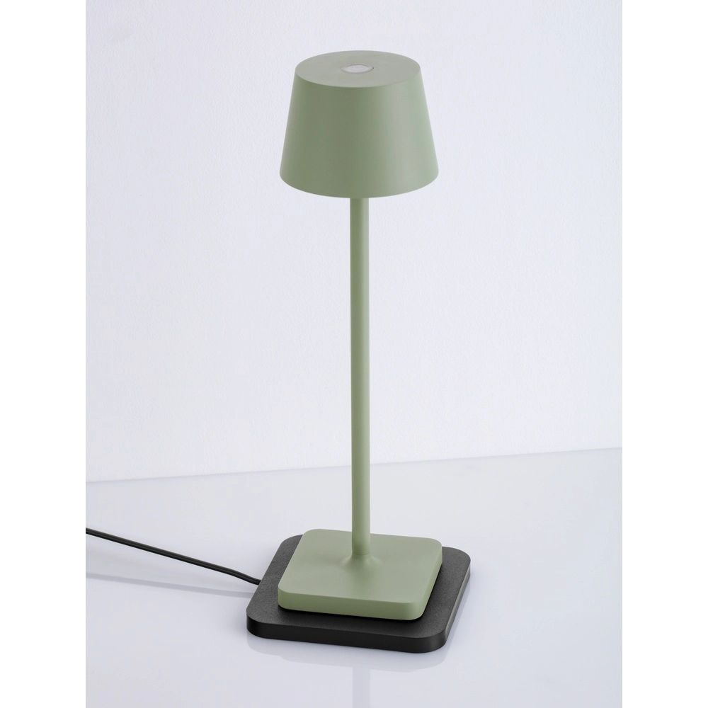 Rechargeable table lamp Deck olive Lyora 5212017449252