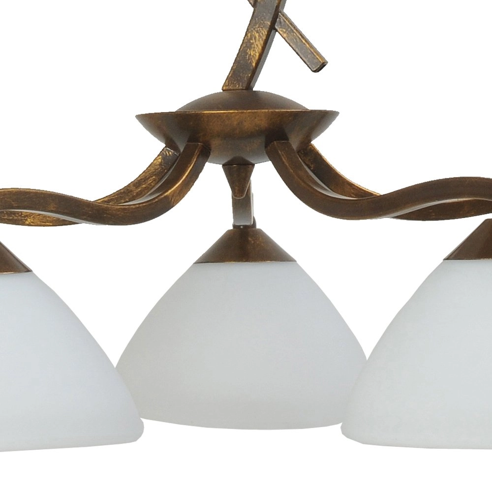 Pendant lamp Verona 1 5-light bronze brown Masterlight 8718121037868