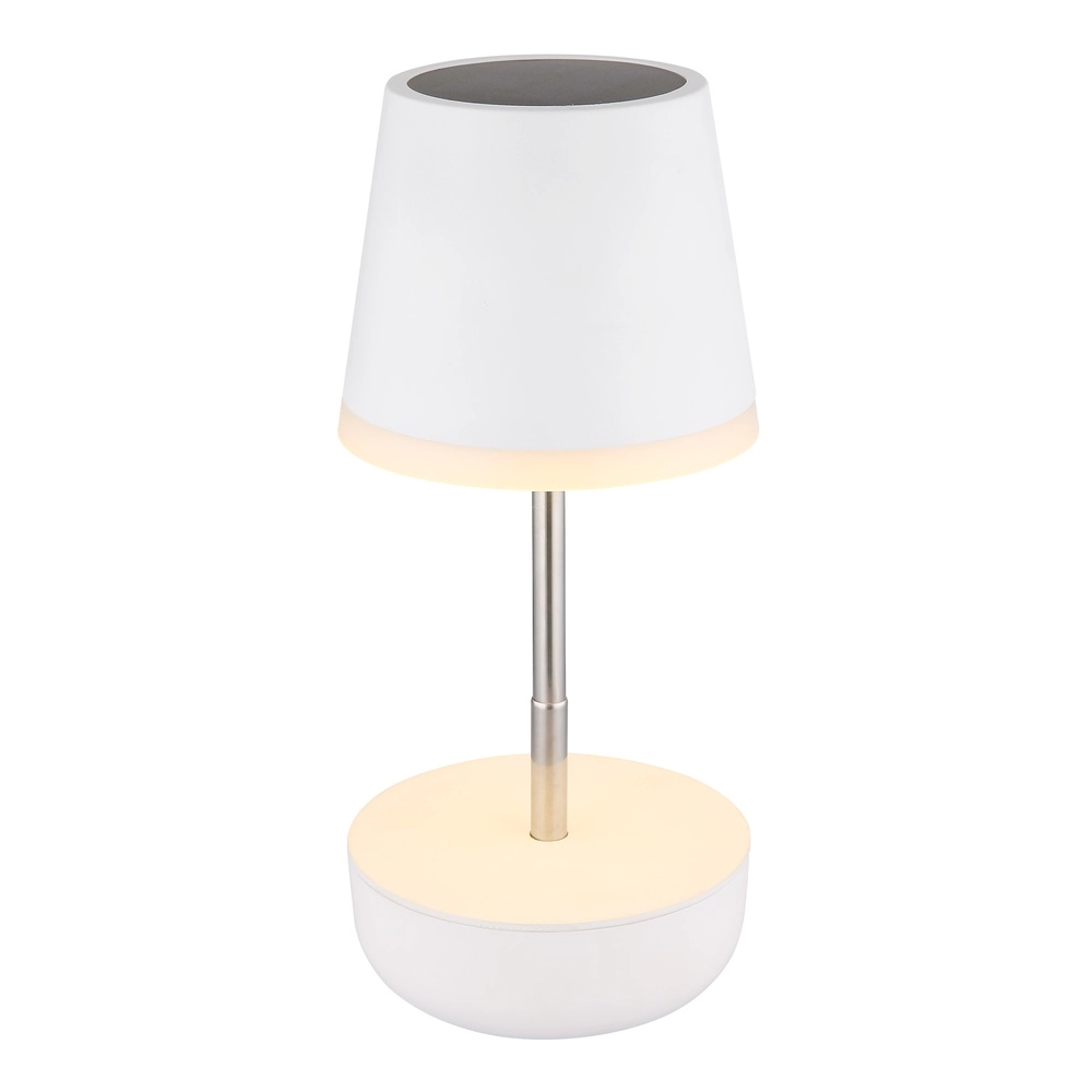 Solar table lamp Felina white