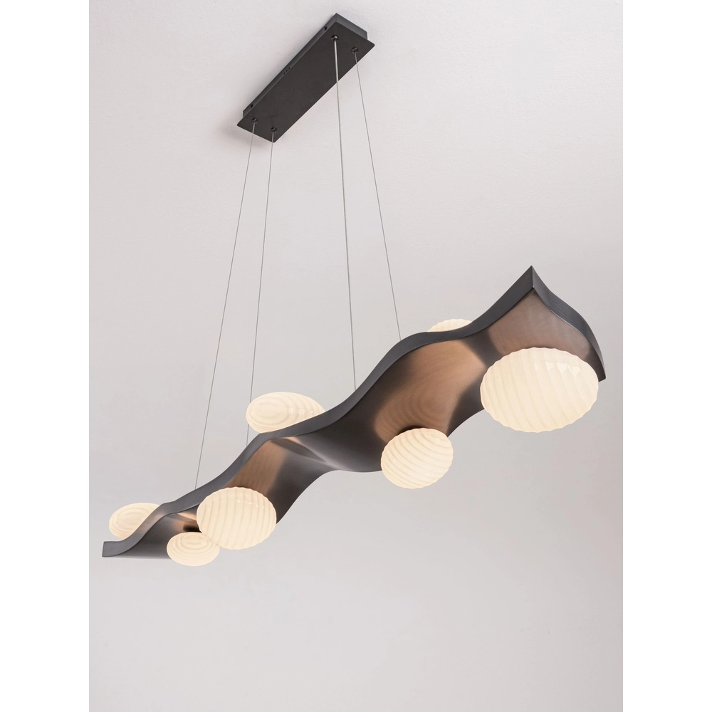 Black pendant lamp Severo Design Lyora 5212063500372