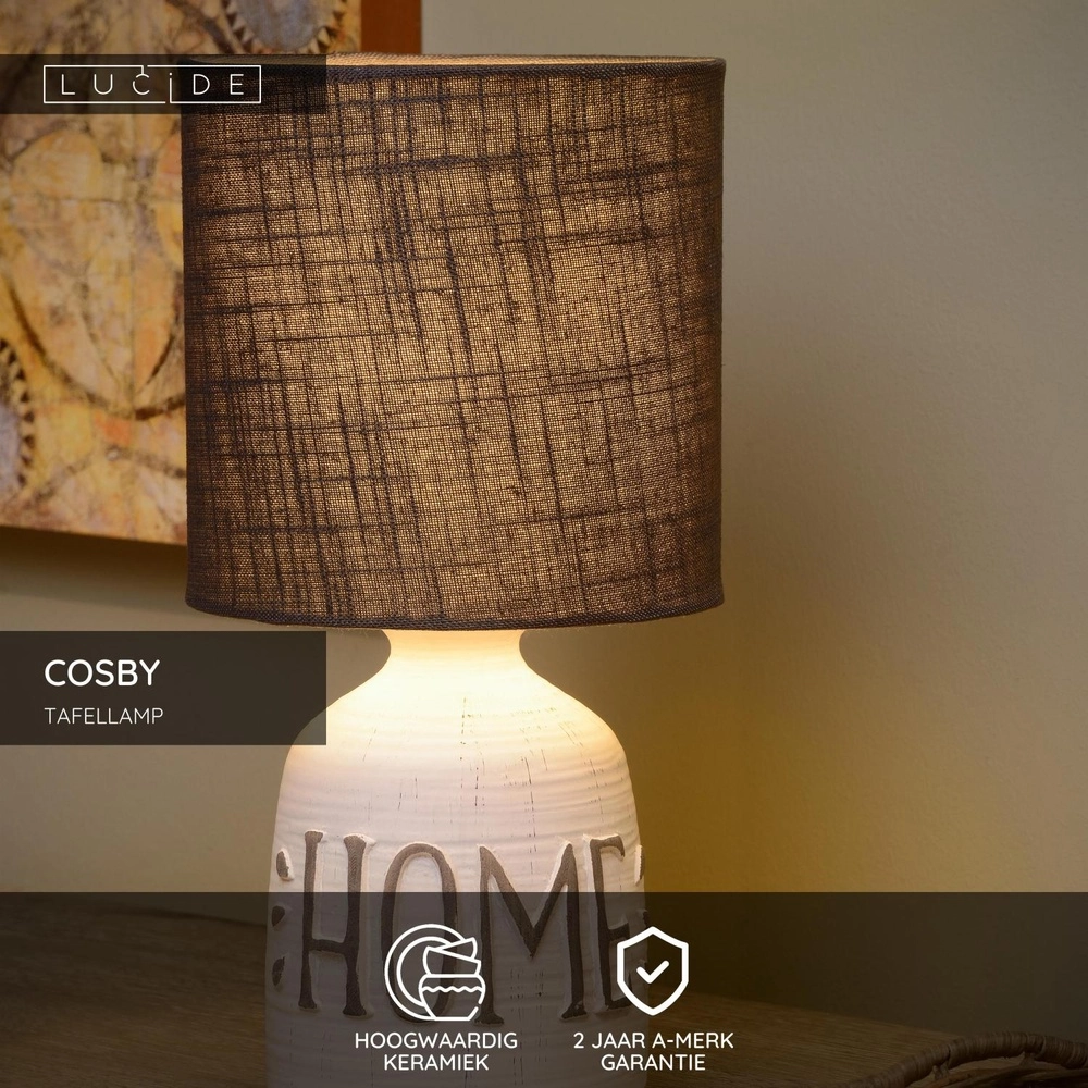 Table lamp Cosby white Lucide 5411212470126