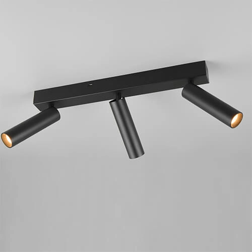 Slim ceiling spotlight Ambala 3x LED - Black