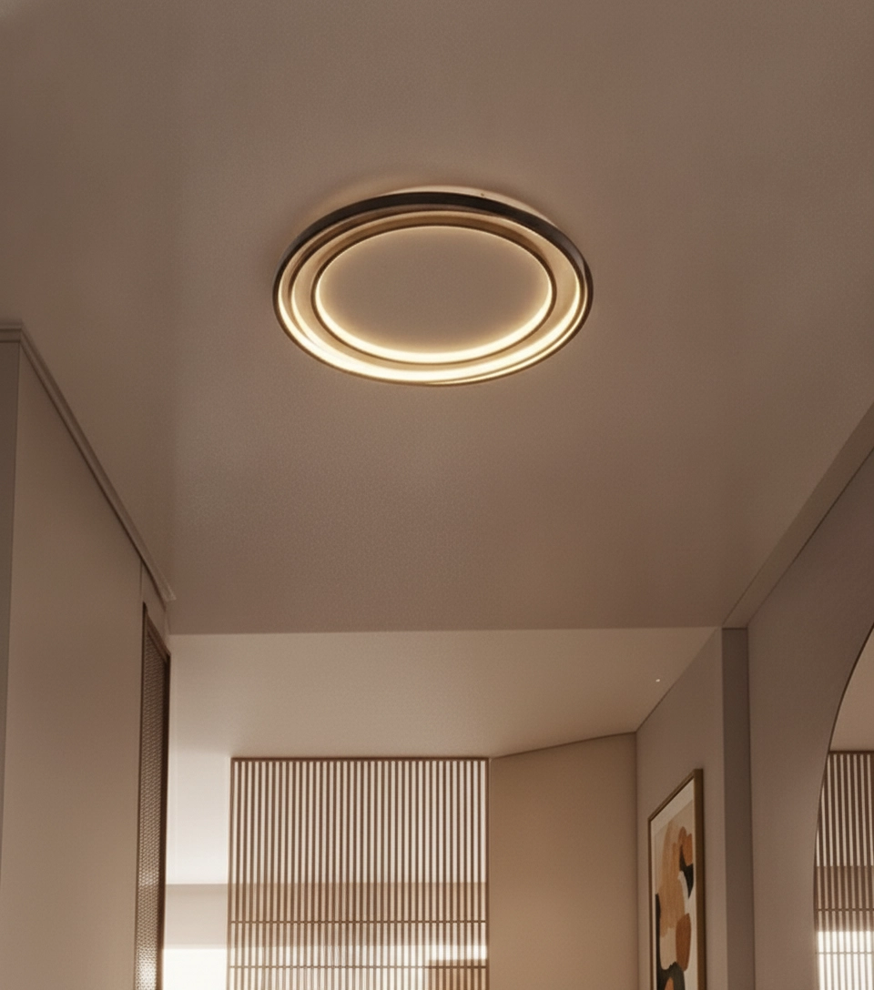 Round ceiling lamp Arbor black Ø 54cm