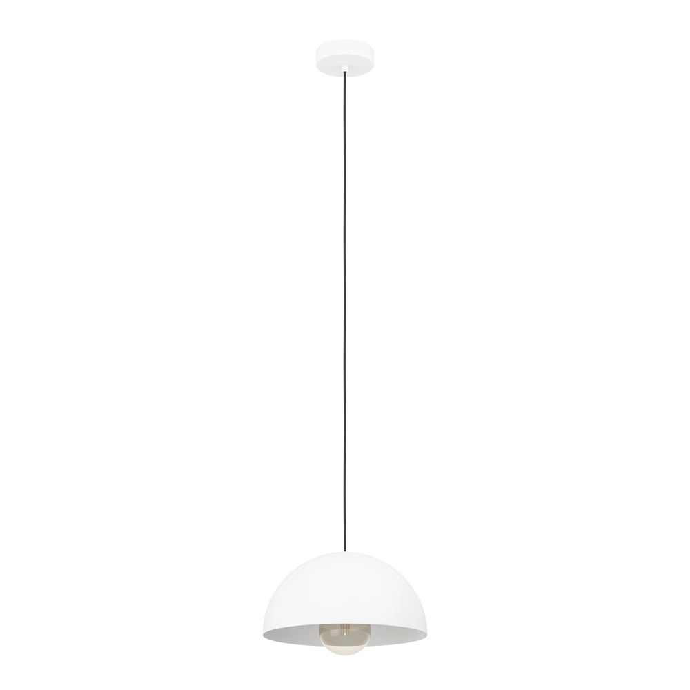 White pendant lamp Gaetano Ø 30cm - E27