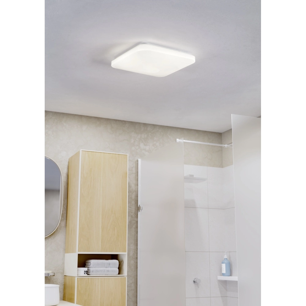 Ceiling lamp Frania-Ip Square 33cm White Eglo 9008606361809