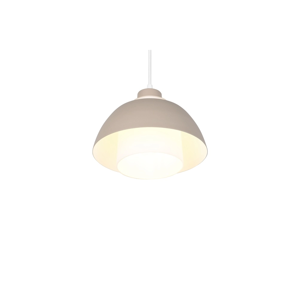 Design pendant lamp Tilos sand brown Ø 23cm Trio 4017807690088