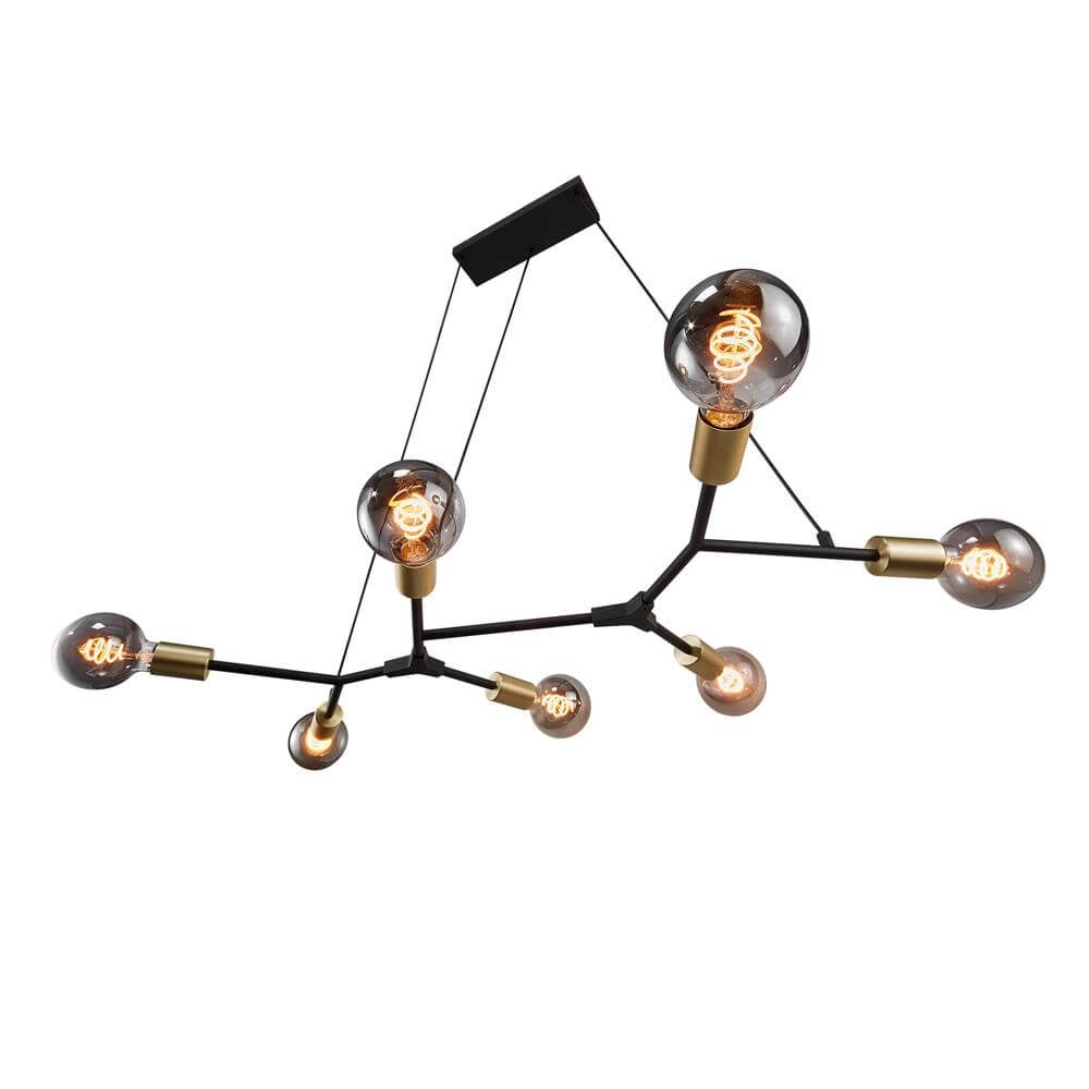 Design pendant lamp Josefine black oblong