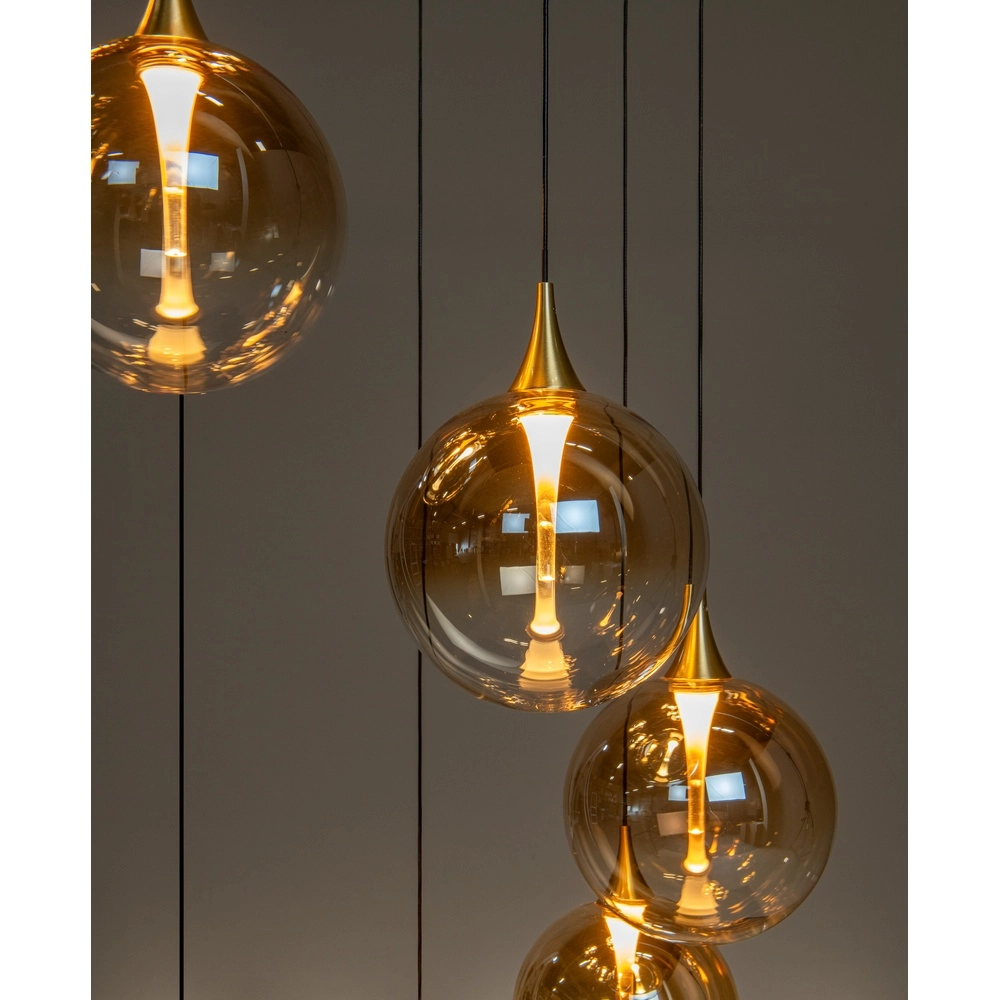 Design LED pendant light Gisela fading - 12x Ø 16cm Premium by Lucide 5411212134851