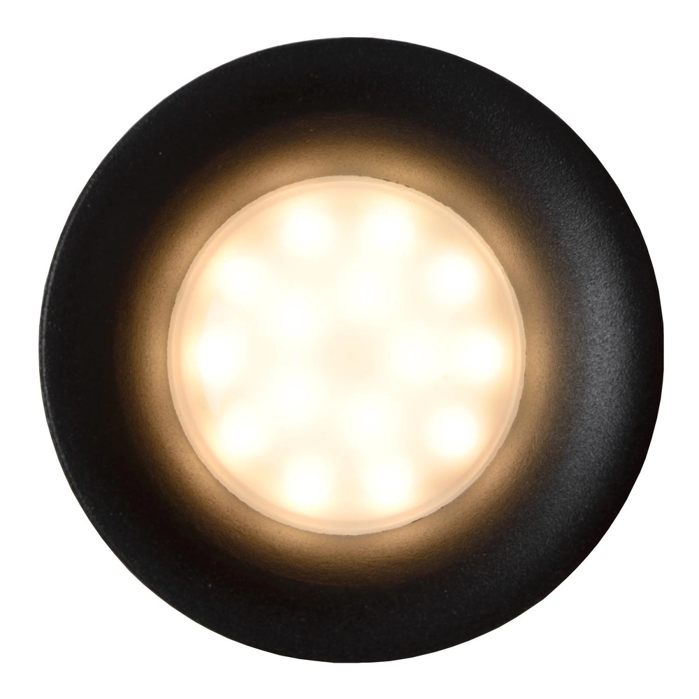 Recessed spotlight Ziva IP44 black Ø 8,4cm Lucide 5411212092175