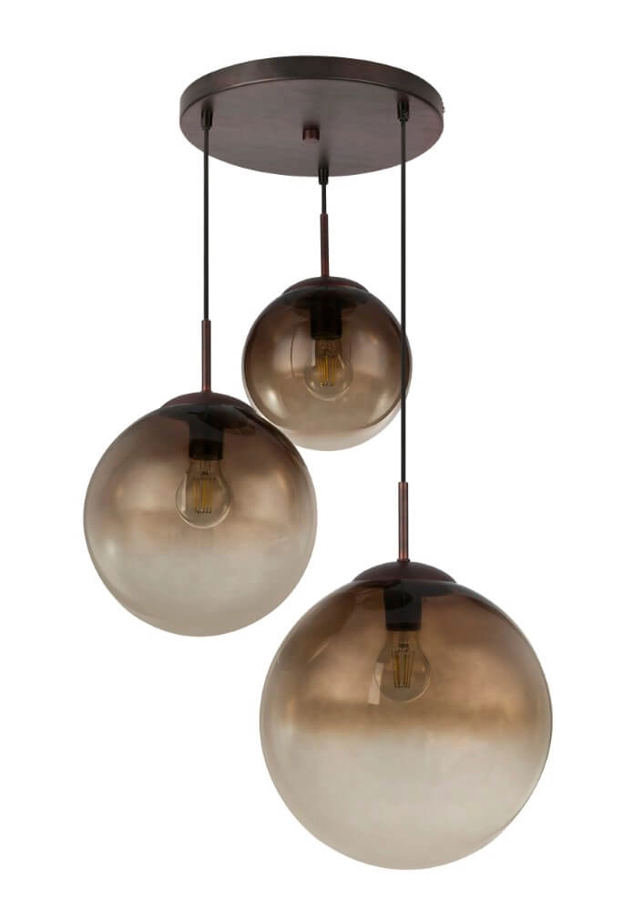 Glass vide pendant lamp Varus Ø 51cm Globo 9007371371846