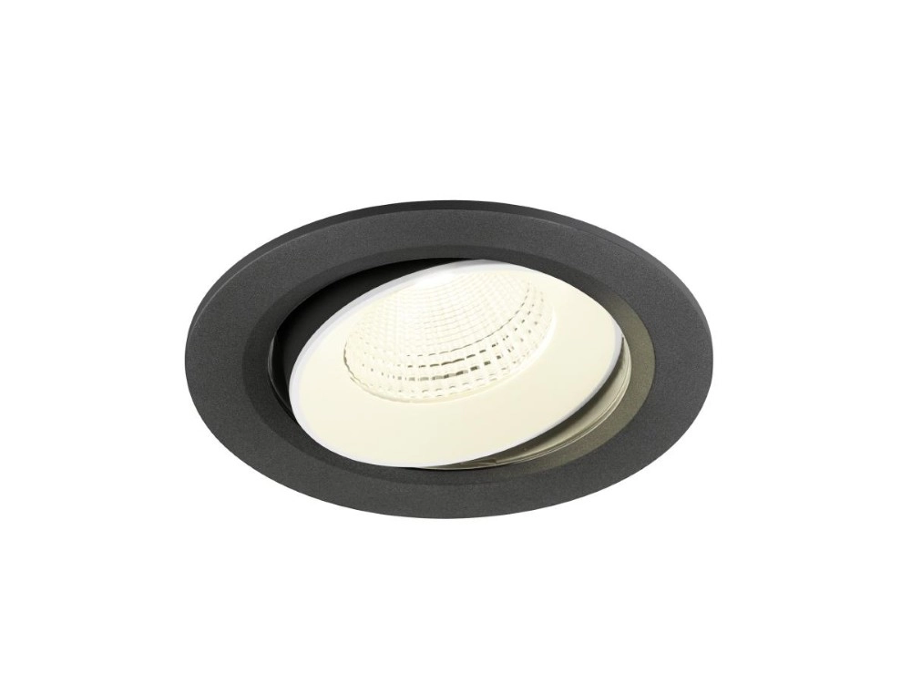 Recessed spotlight Numinos Move L black/white 4000K - 55deg SLV 4024163309011