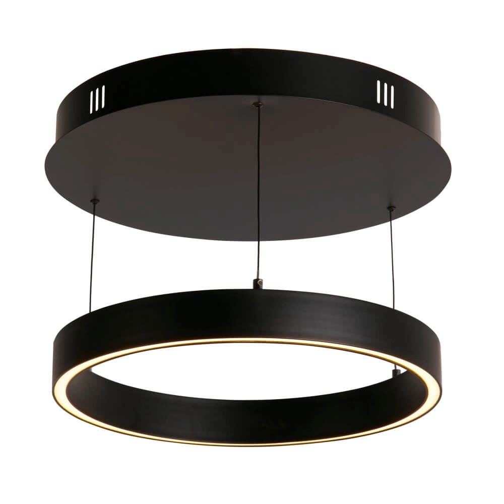 Round pendant lamp Layla black Ø 44cm