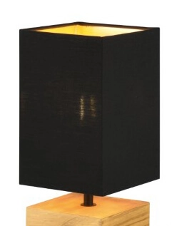 Black table lamp Woody Trio 4017807523553