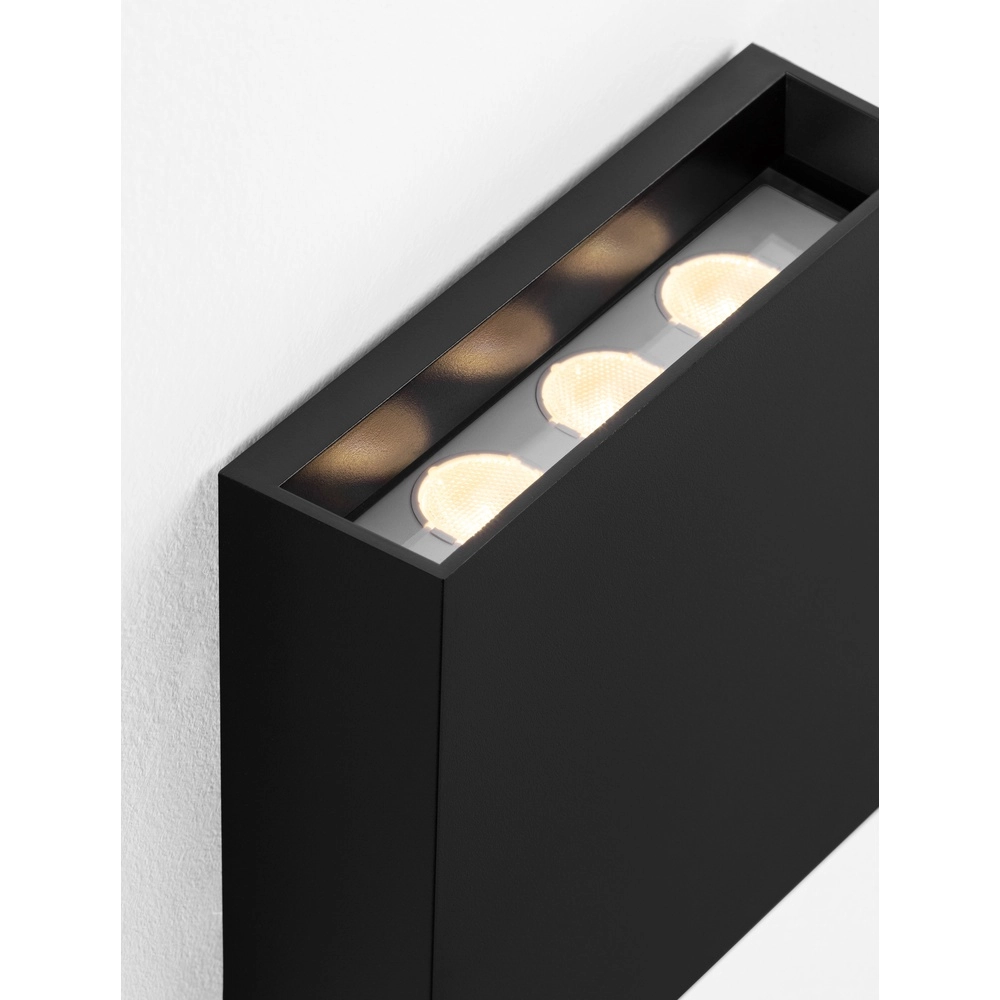 Sleek wall lamp Way black Lyora 5212017453754
