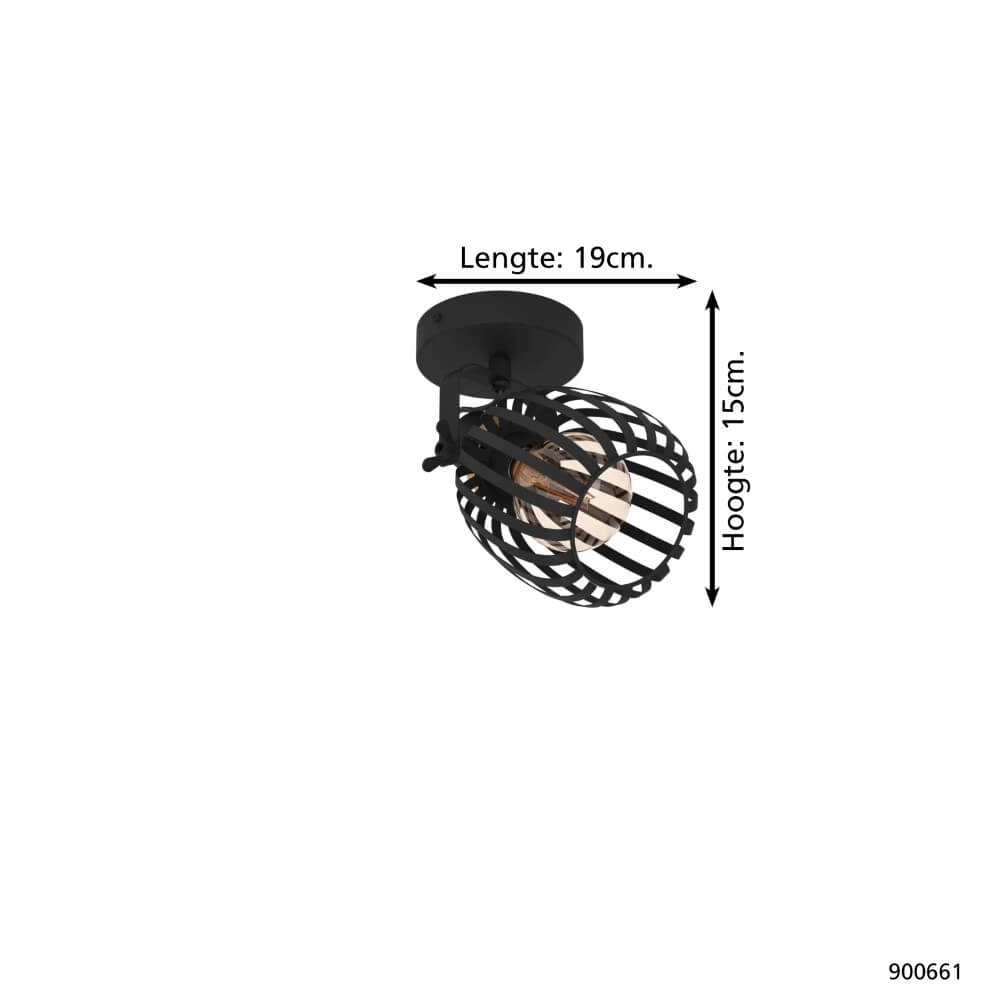 Chic wall lamp Girona Eglo 9008606258581