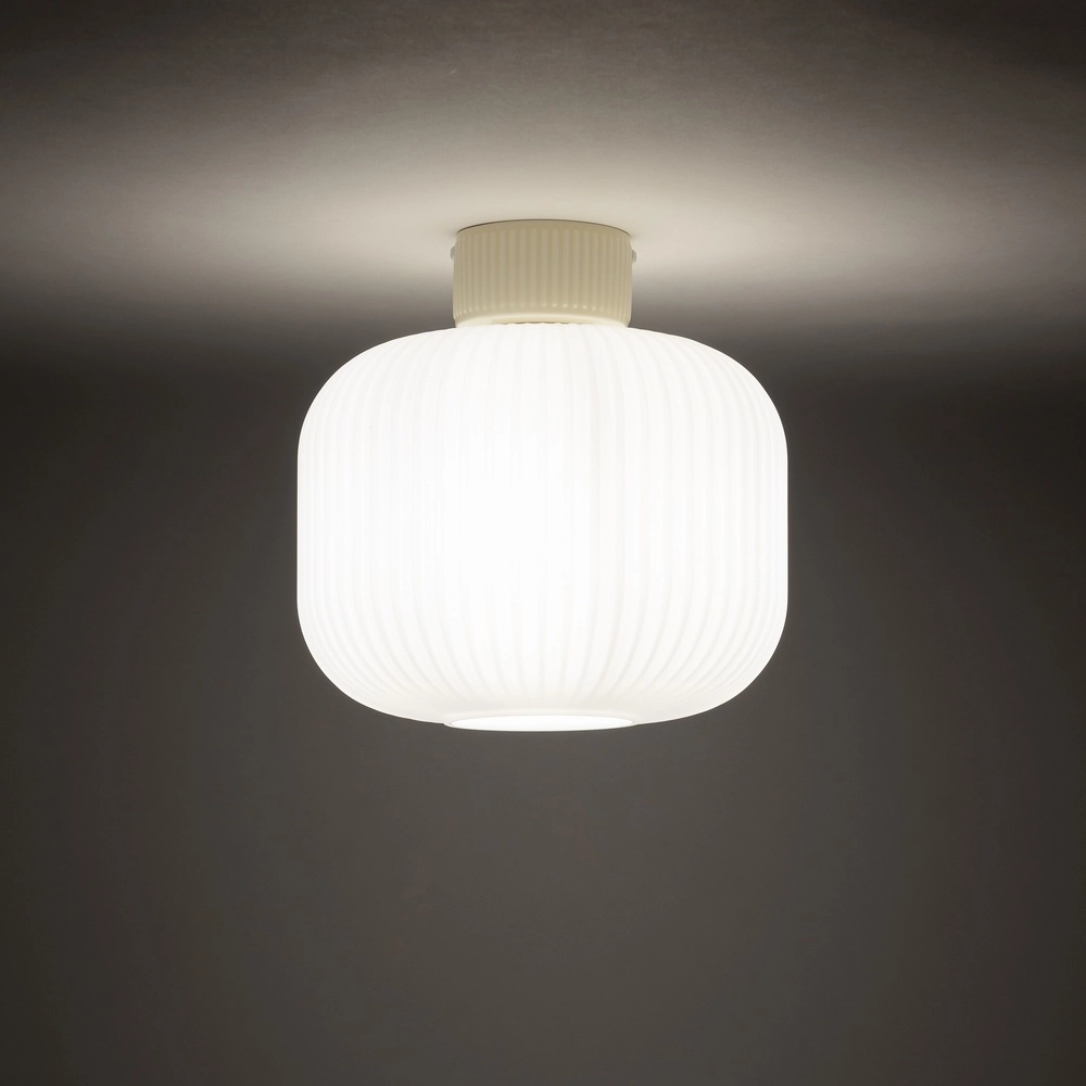 Ceiling lamp Aurora Ø 25cm sand brown