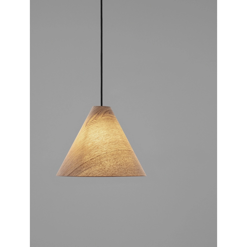 Wooden pendant lamp Elysian Ø 30cm Lyora 5212017468246
