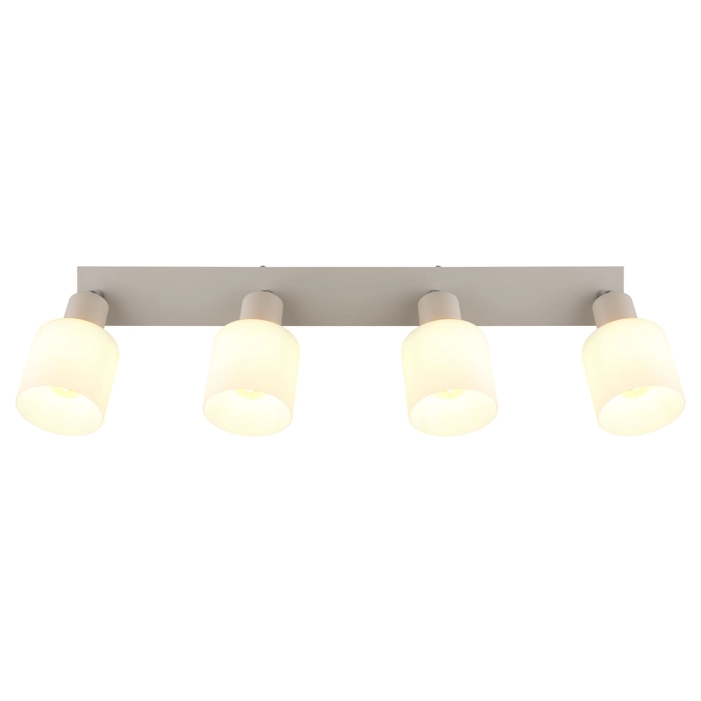 4-light ceiling spotlight Trent sand brown Globo 9007371566976
