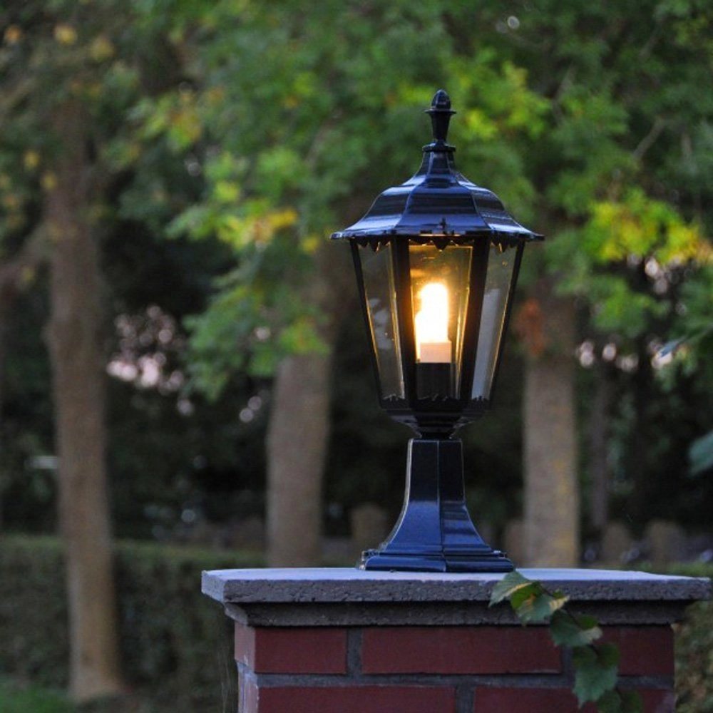 Classic pedestal lamp Ancona black KS Verlichting 8714732512947