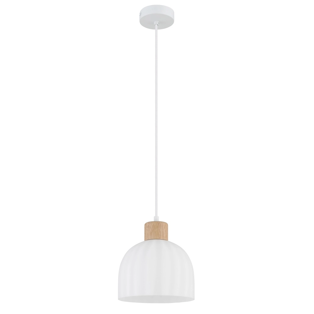 Pendant lamp Swanson white Ø 20cm Globo 9007371586998