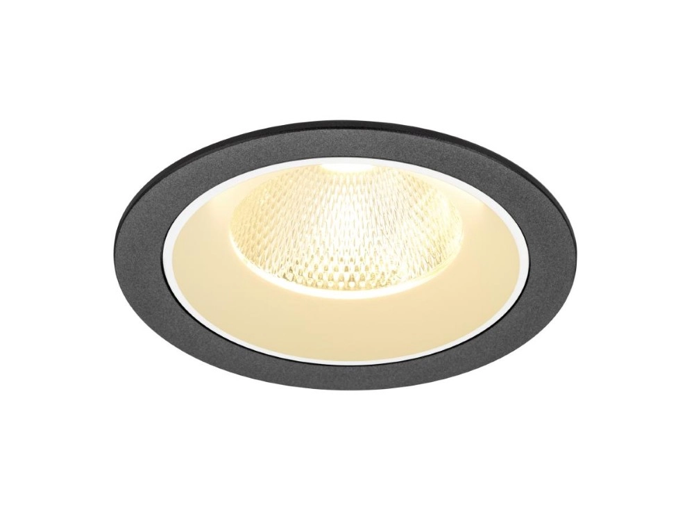 Recessed spotlight Numinos L black/white 3000K - 20deg SLV 4024163309790