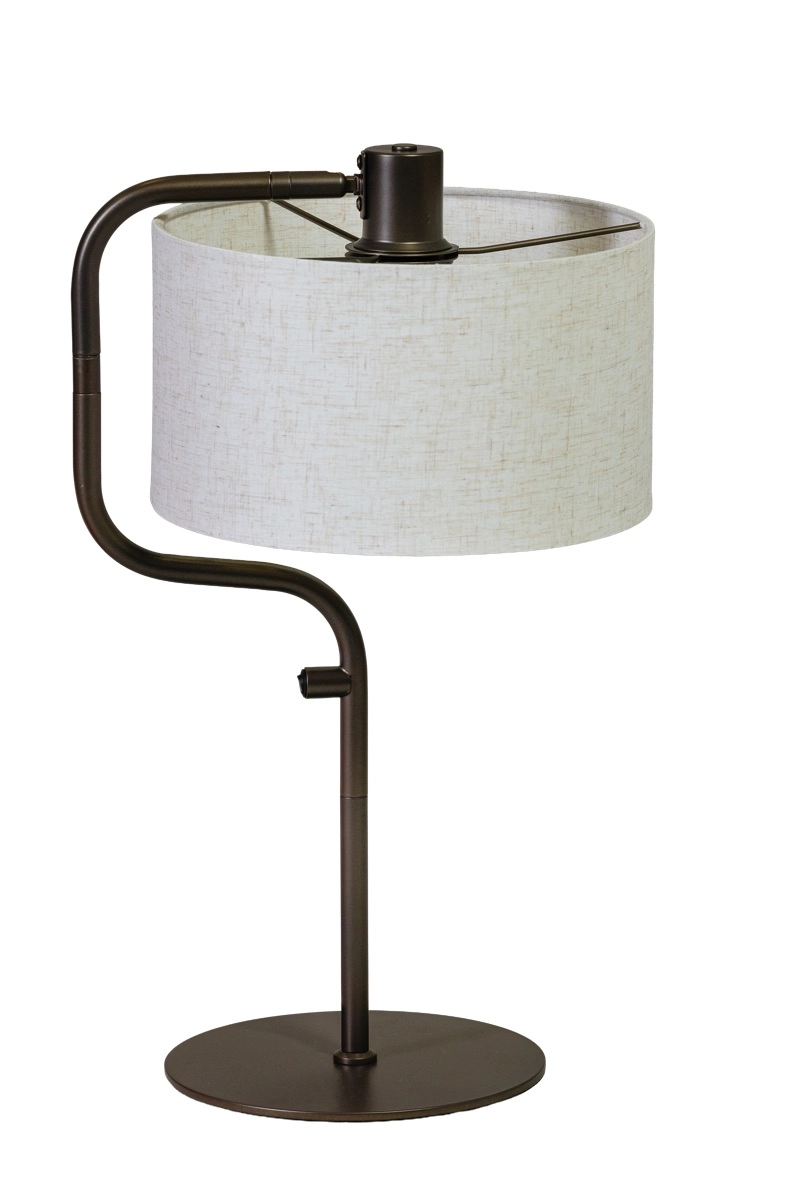 Table lamp Jacqueline 1x E27 - anodic brown