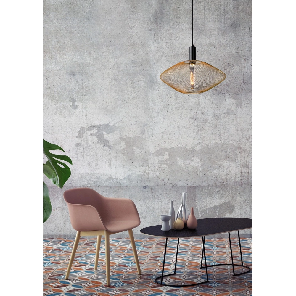 Mesh pendant lamp Mesh Ø 45cm gold