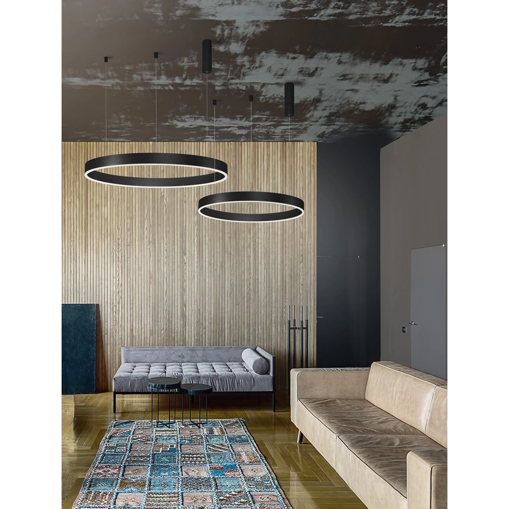 Pendant lamp Motif black Ø 60cm 3000K Lyora 5212017421944