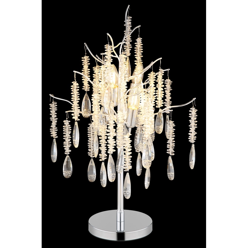 Table lamp Kinga silver grey Globo 9007371579006
