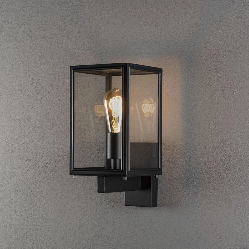 Black outdoor lamp Carpi KonstSmide 7318307352757
